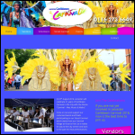 Screen shot of the Leicester Caribbean Carnival Ltd website.
