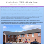 Screen shot of the Cranley Residential Ltd website.