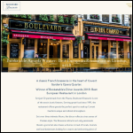 Screen shot of the Boulevard Brasseries Ltd website.
