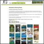 Screen shot of the Roving Books Ltd website.