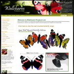 Screen shot of the Wallcharm Products Ltd website.