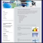 Screen shot of the Kleanline Ltd website.