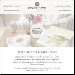 Screen shot of the Roger Davis Interiors Ltd website.