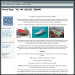 Screen shot of the H4 Marine Ltd website.
