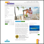 Screen shot of the Pan Express Business Travel Ltd website.