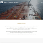 Screen shot of the Agelef Tanker Chartering Ltd website.