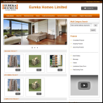 Screen shot of the Eureka Homes Ltd website.