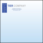 Screen shot of the Tier Company Ltd website.