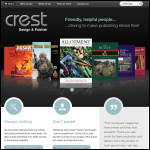Screen shot of the Crest Publications Ltd website.