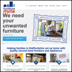 Screen shot of the North Staffordshire Furniture Mine website.