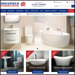 Screen shot of the Dougfield Plumbers Supplies Ltd website.