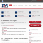 Screen shot of the Qec Certification Ltd website.