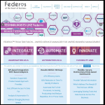 Screen shot of the Federos Ltd website.
