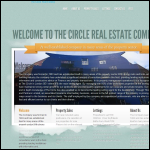 Screen shot of the The Circle Real Estate Company Ltd website.