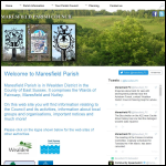Screen shot of the Maresfield Ltd website.