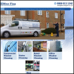 Screen shot of the Blue Flag Ltd website.