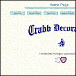 Screen shot of the D.C. Crabb Decorators Ltd website.