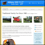 Screen shot of the Abbey Hill Steam Rally Ltd website.