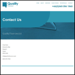 Screen shot of the Quality Floorcare Ltd website.