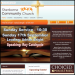 Screen shot of the Sherborne in the Community website.