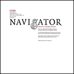 Screen shot of the Navigator Research, Planning & Communication Ltd website.