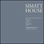 Screen shot of the Simatt House Owners Association Ltd website.