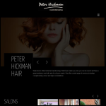 Screen shot of the Peter Charles Hairdressing Ltd website.