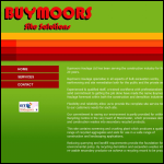 Screen shot of the Buymoors Haulage Ltd website.
