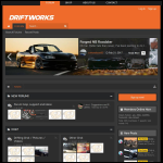 Screen shot of the Drift Management Ltd website.