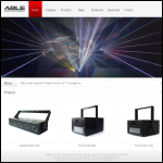 Screen shot of the Able Technology Ltd website.