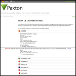 Screen shot of the Paxton & Associates Ltd website.