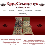 Screen shot of the Kilim Company Ltd website.