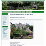 Screen shot of the Ymddiriedolaeth Gerddi Hanesyddol Cymru - Welsh Historic Gardens Trust website.