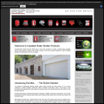 Screen shot of the Insulated Roller Shutter Products Ltd website.