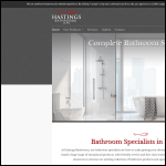 Screen shot of the Hastings Bathrooms Ltd website.