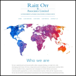 Screen shot of the Raitt Orr & Associates Ltd website.
