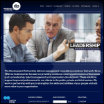 Screen shot of the Management Development Partnership Ltd website.