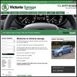 Screen shot of the Victoria Road Garage (Worthing) Ltd website.