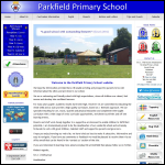 Screen shot of the Parkfield House Ltd website.