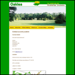 Screen shot of the Oaklea Ltd website.