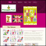 Screen shot of the Pineapple Park Ltd website.