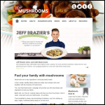 Screen shot of the Mushroom Bureau website.