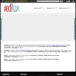 Screen shot of the Red Fox Systems Consultants Ltd website.