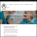 Screen shot of the Bridgnorth Homecare Co-operative Ltd website.