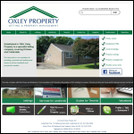 Screen shot of the Oxley Properties Ltd website.