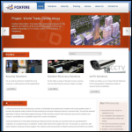 Screen shot of the Foxfire Ltd website.