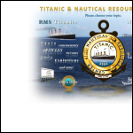 Screen shot of the The Society for Nautical Research website.