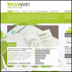 Screen shot of the Teamwin Ltd website.