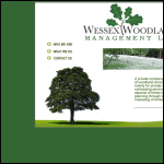 Screen shot of the Wessex Woodland Management Ltd website.