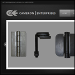 Screen shot of the Cameron Enterprises Ltd website.
